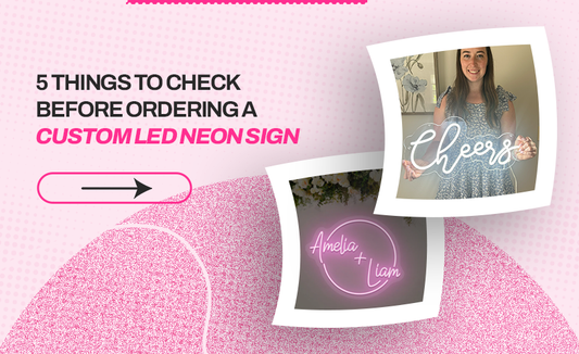 custom LED neon sign