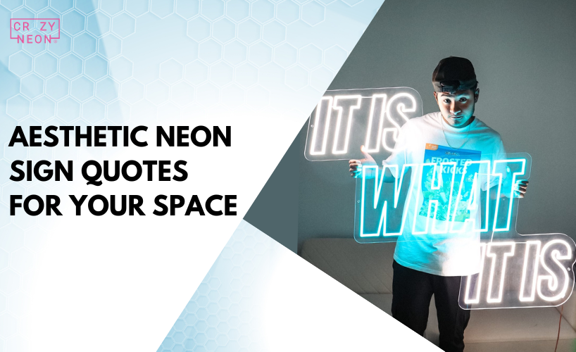 Neon sign quotes for bedroom, bar, cafe