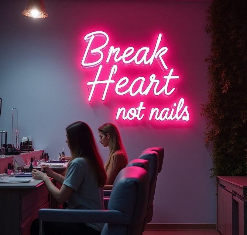 How Nails Neon Signs Create the Perfect Salon Vibe