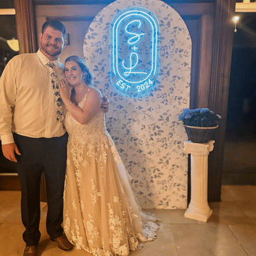 Personalized Wedding Neon Signs