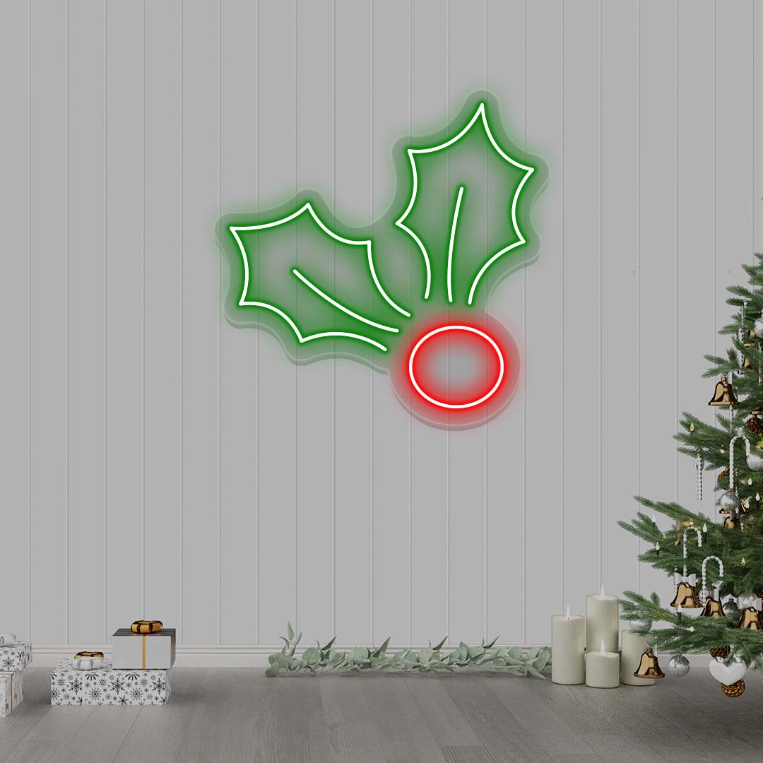 Christmas Mistletoe Neon Sign