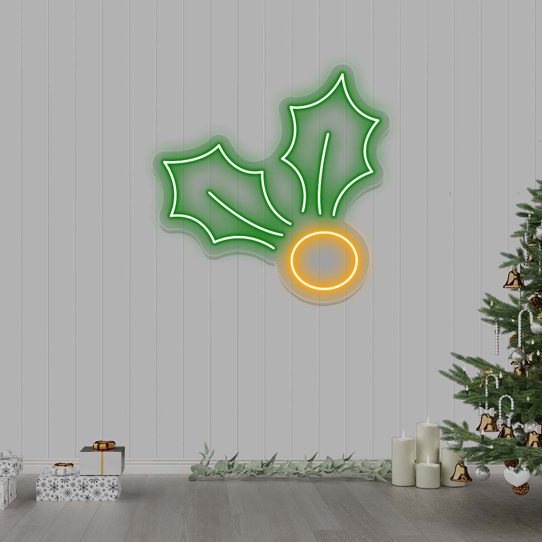 Christmas Mistletoe Neon Sign