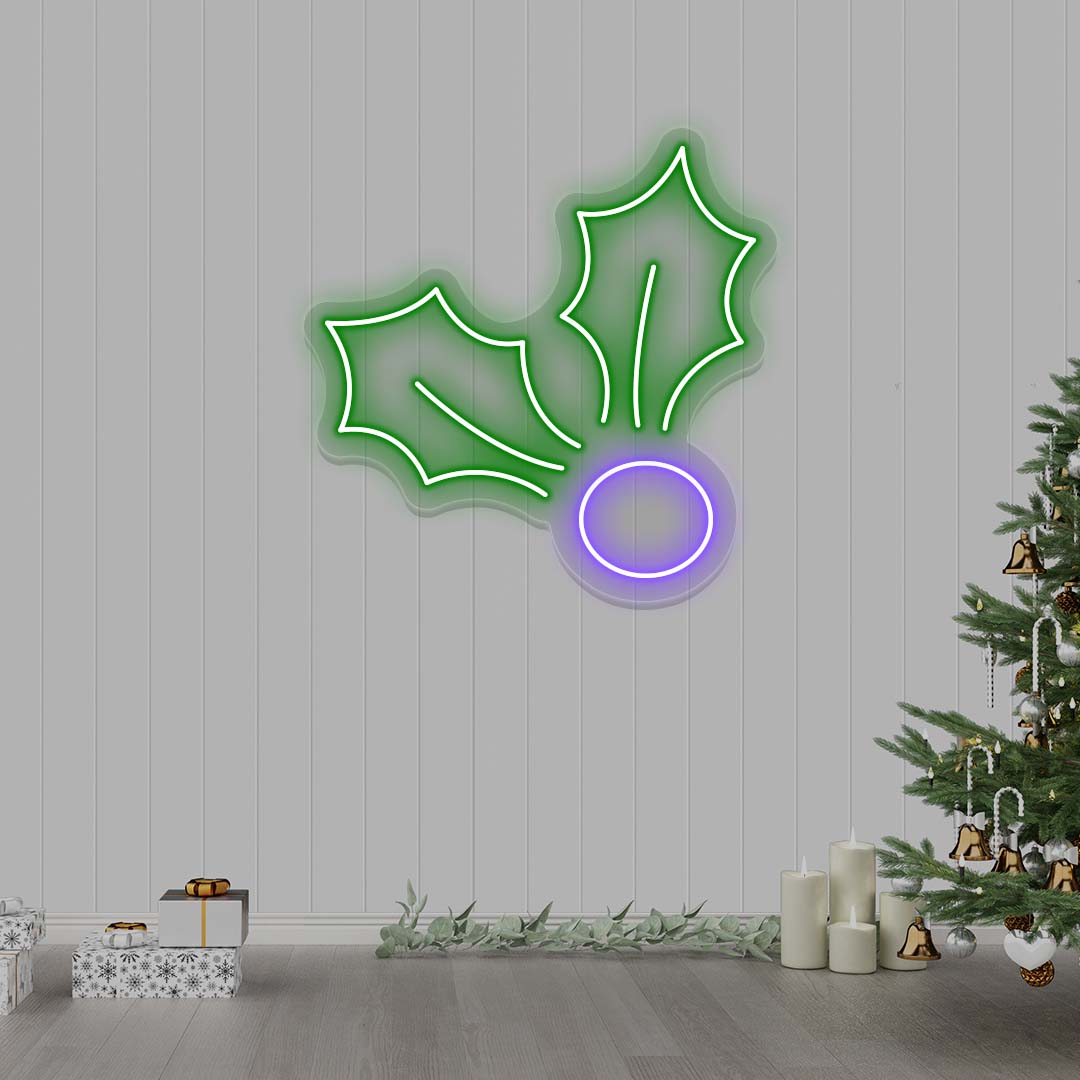 Christmas Mistletoe Neon Sign