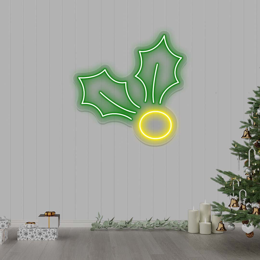 Christmas Mistletoe Neon Sign