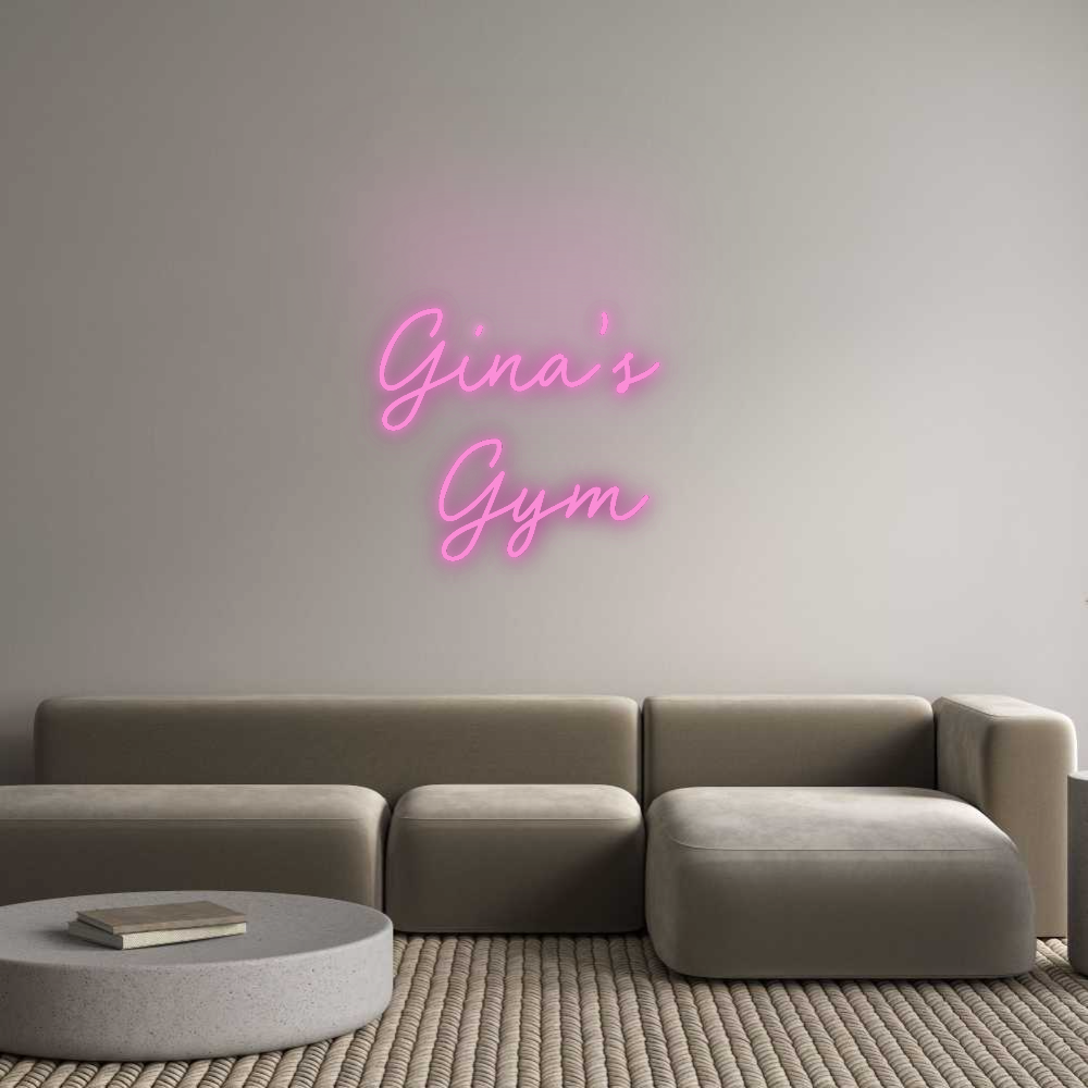 CN LED NEON: Gina's 
Gym