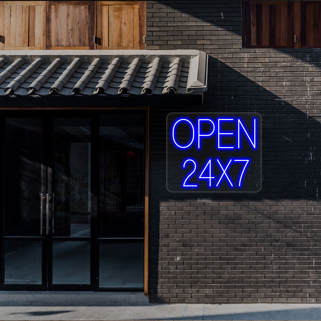 Open 24/7 Neon Sign | CNUS000103
