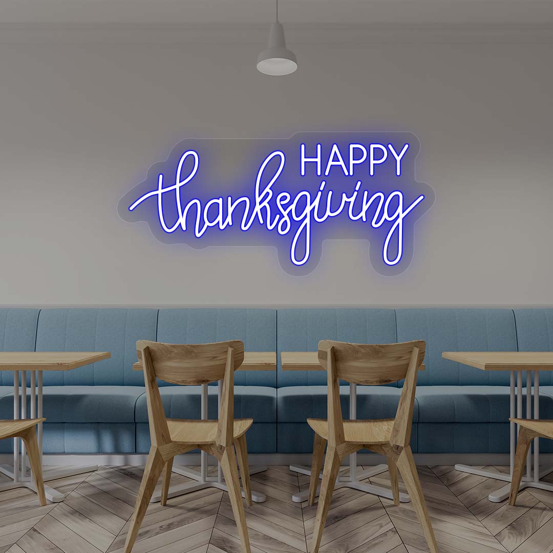 Happy Thanksgiving Neon Sign | CNUS022049