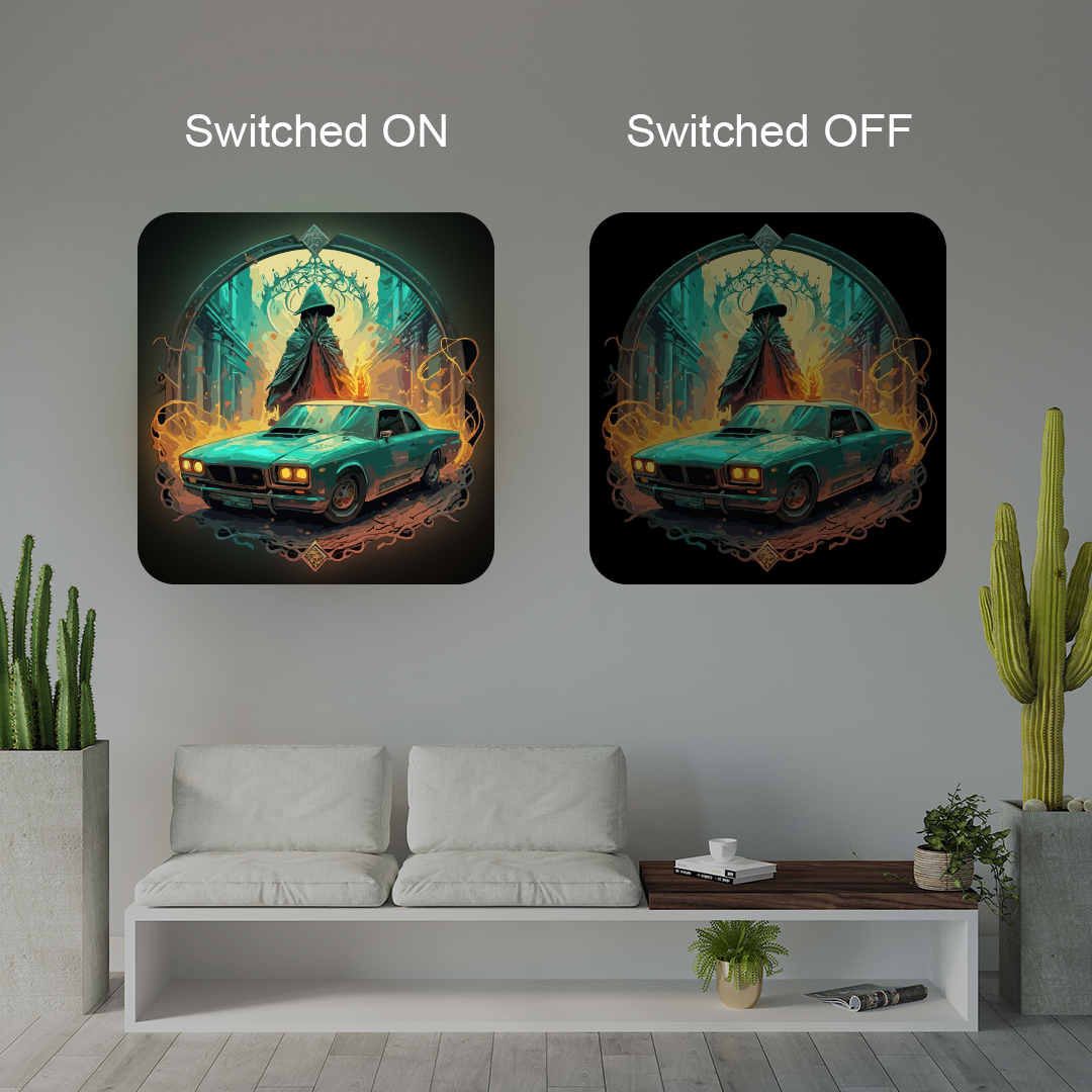 Car Illuminated Sign