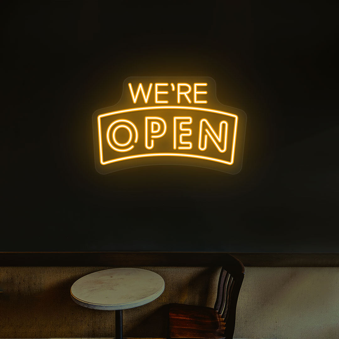 We're Open Neon Sign | CNUS000113