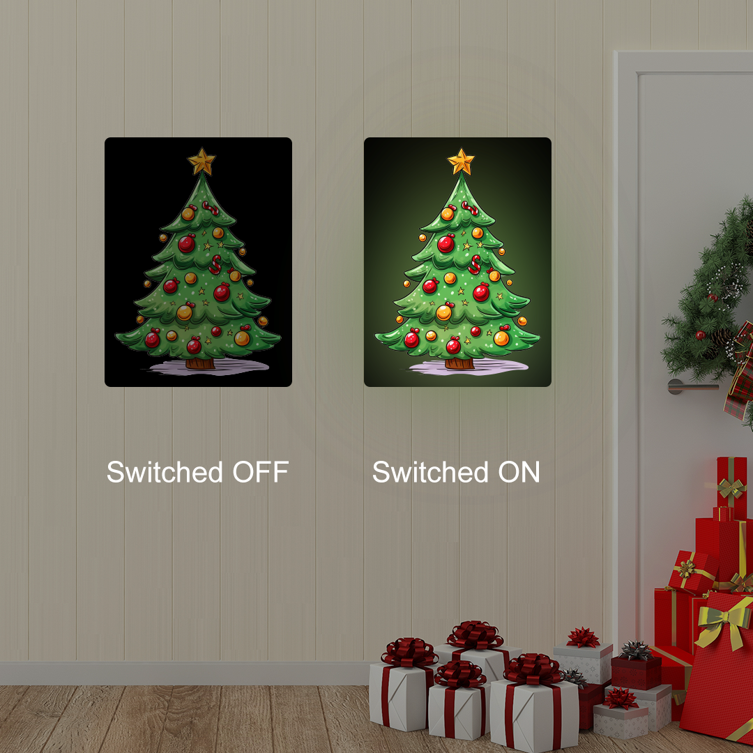 Christmas Tree Illuminated Sign