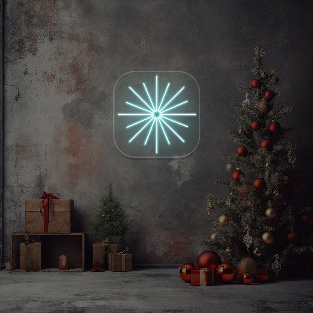 Star Neon Sign | Iceblue
