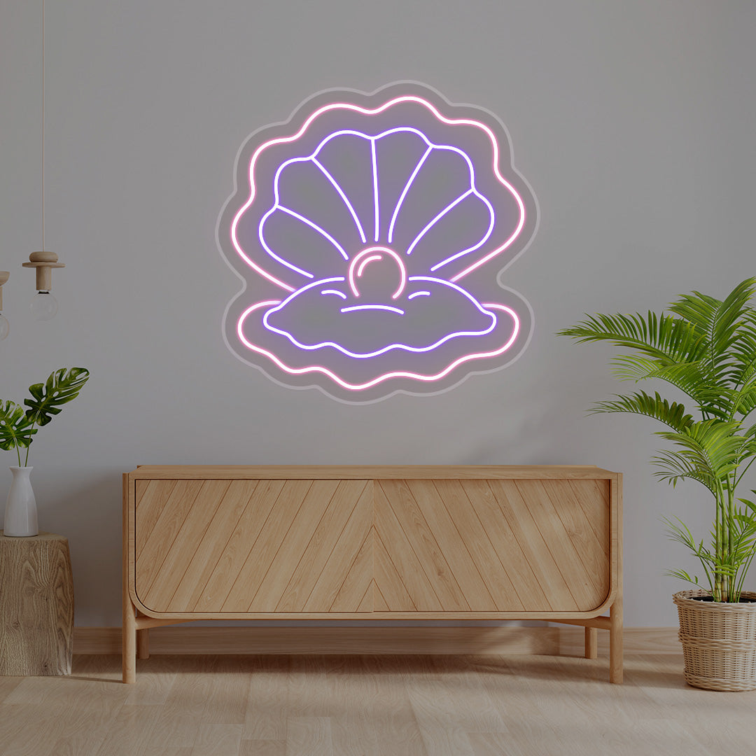 Sea Shell Multicolor Neon Sign | CNUS017152 | Purple
