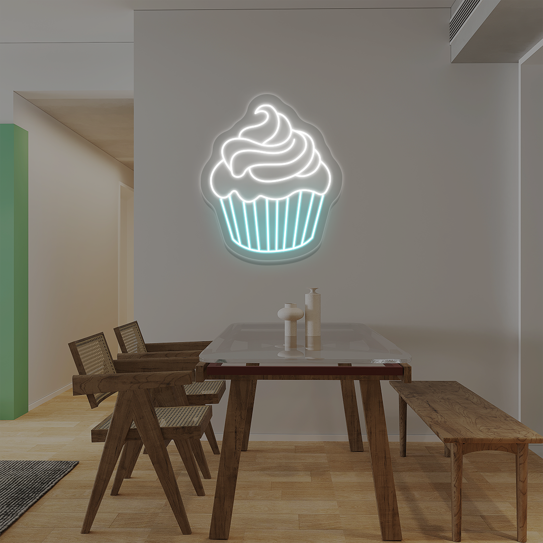 Cupcake Neon Sign| Iceblue