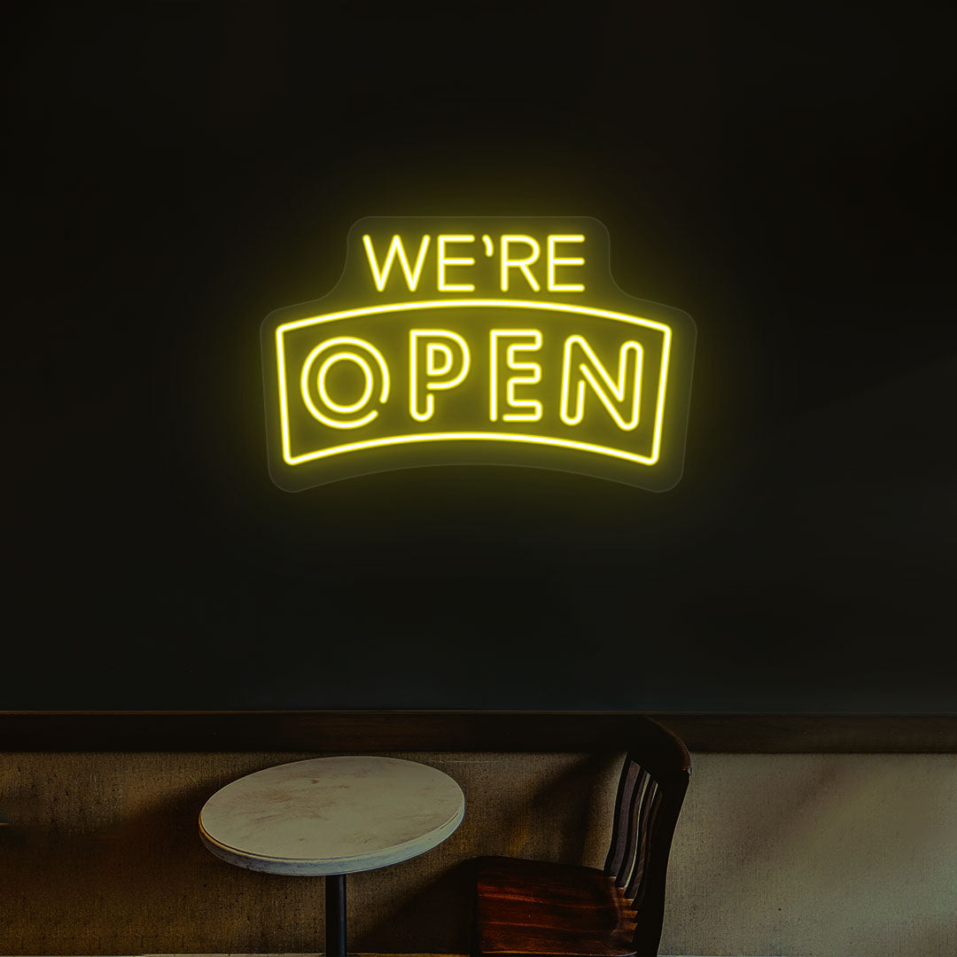 We're Open Neon Sign | CNUS000113