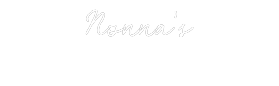 CN LED NEON: Nonna's