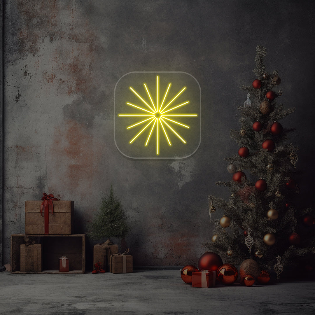 Star Neon Sign | Yellow