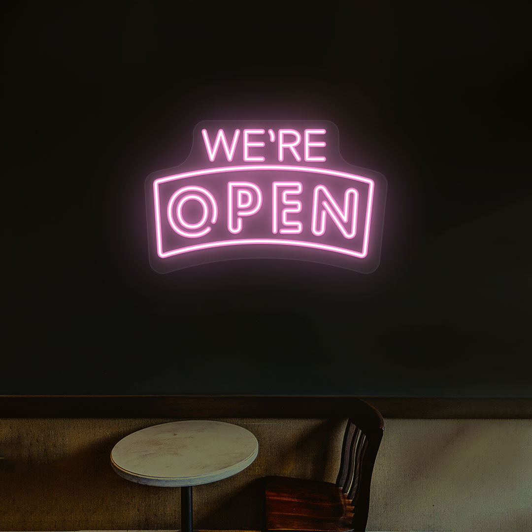 We're Open Neon Sign | CNUS000113