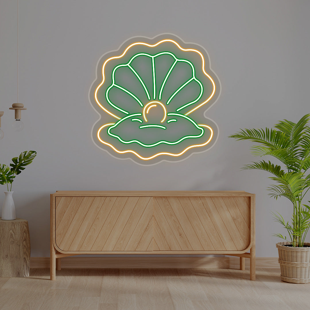 Sea Shell Multicolor Neon Sign | CNUS017152 | Green