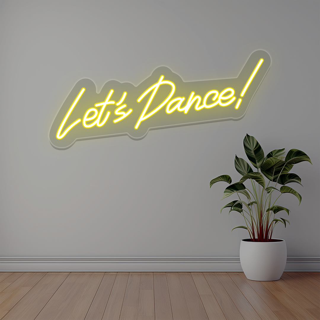 Let's Dance Neon Sign