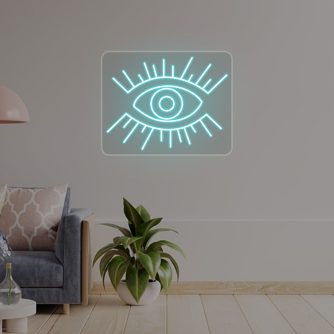 Eye Neon Sign | CNUS016560 | Iceblue