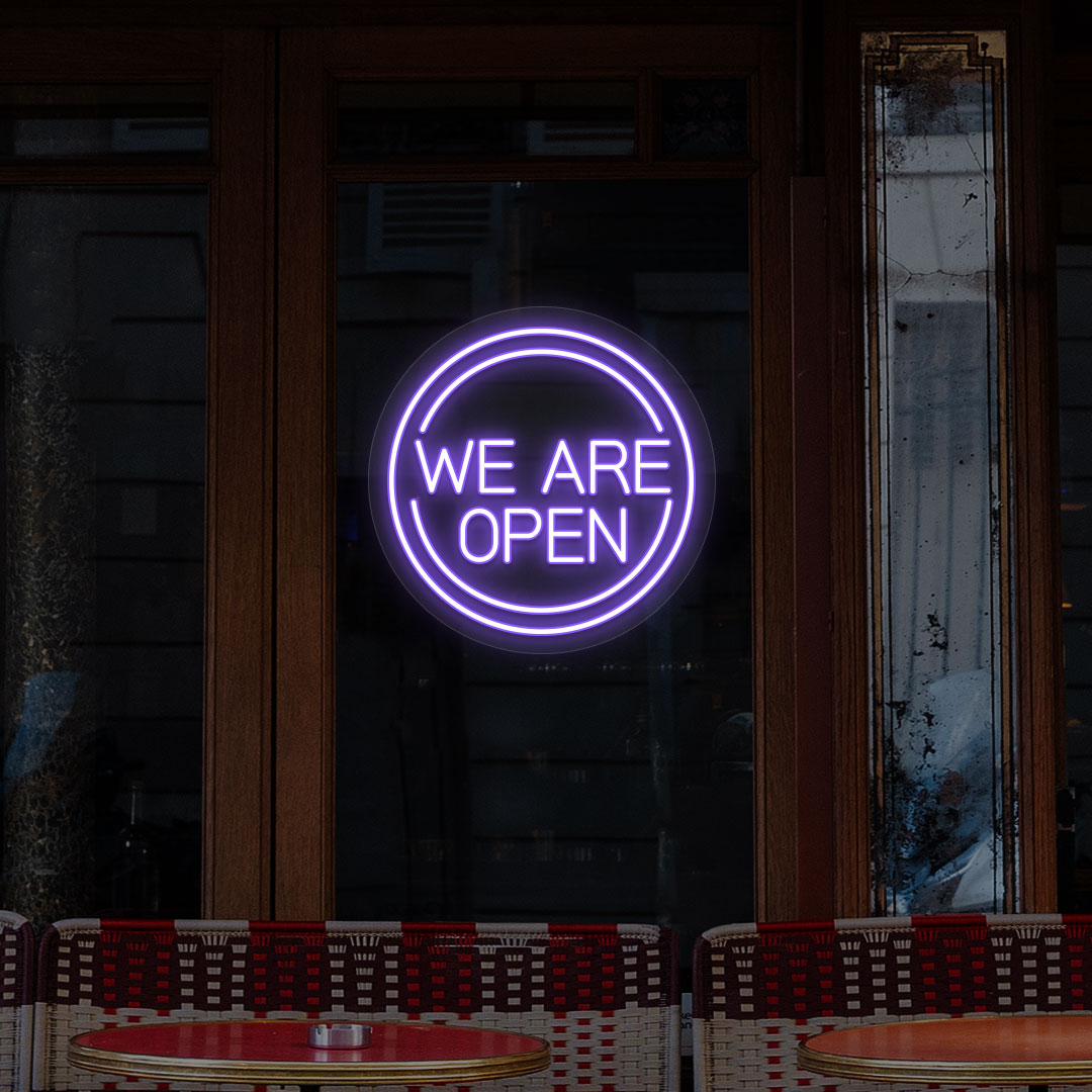 We Are Open Neon Sign | CNUS000236