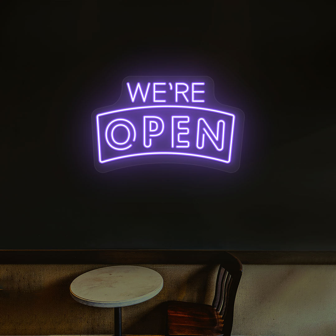 We're Open Neon Sign | CNUS000113