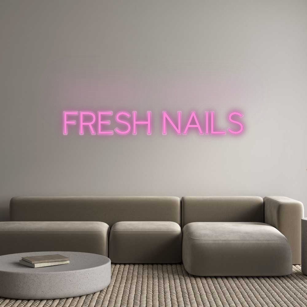 CN LED NEON: FRESH NAILS