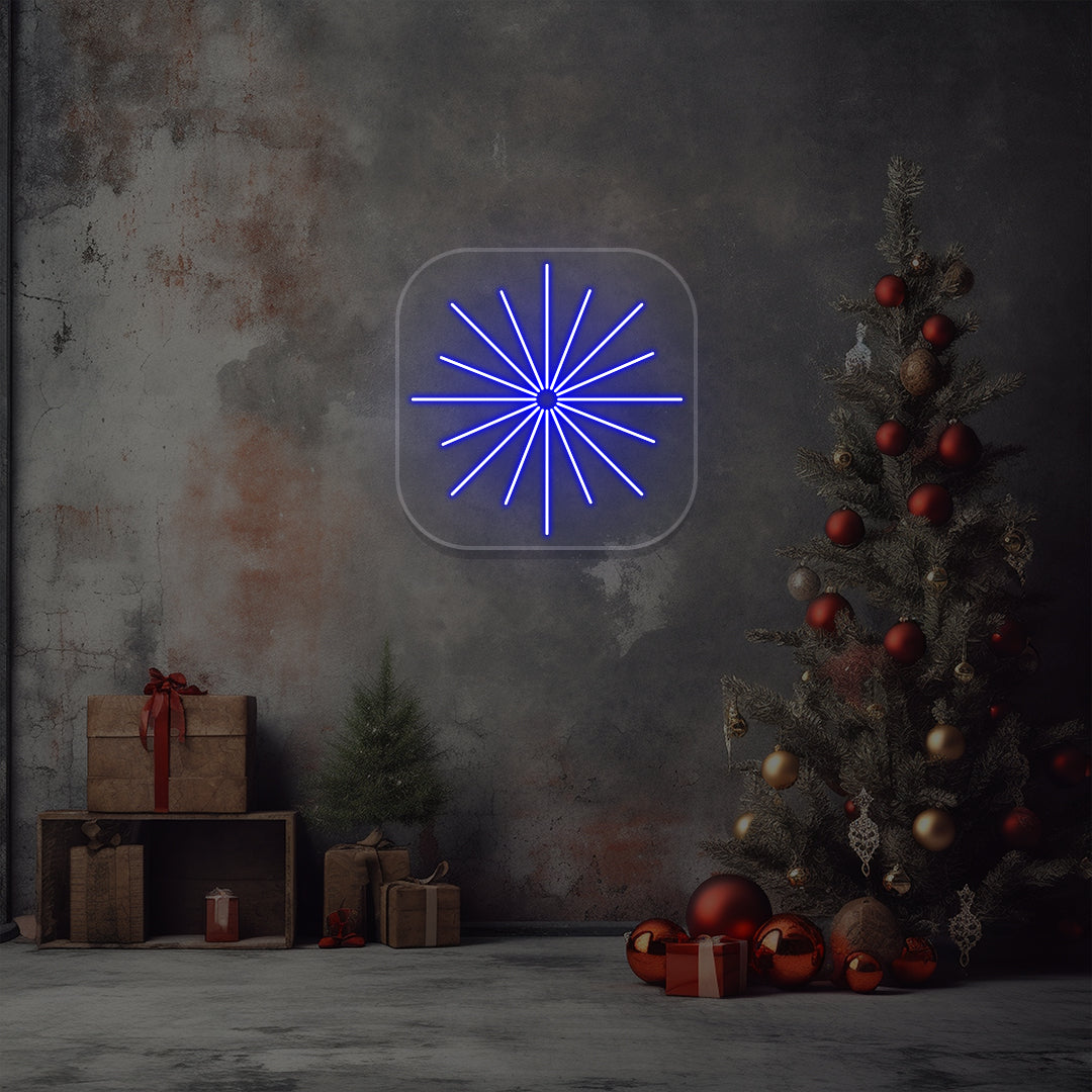 Star Neon Sign | Blue