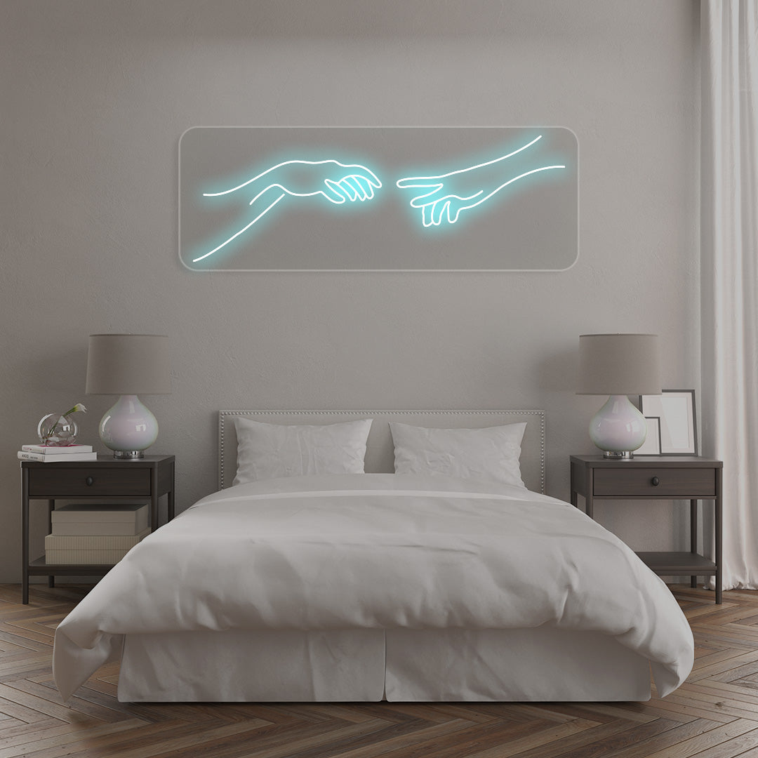 Hand Of God Neon Sign