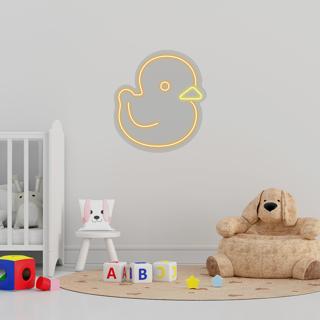 Duck Neon Sign | CNUS015328 | Orange