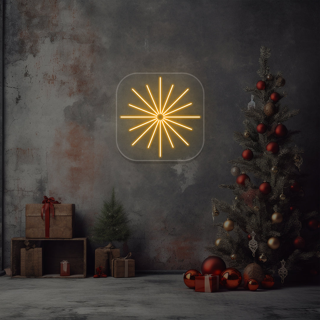 Star Neon Sign | Orange