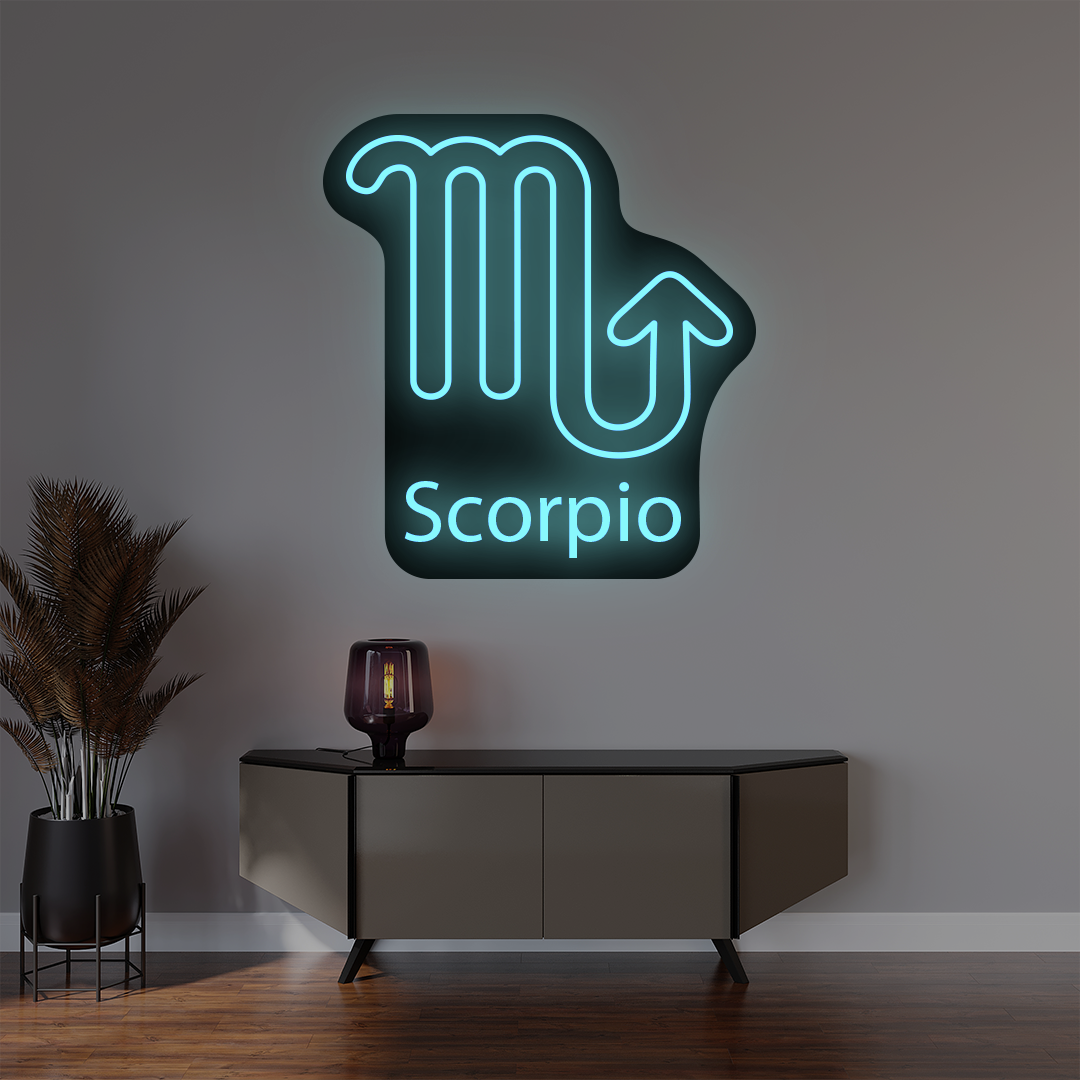 Scorpio Zodiac Illuminated Sign