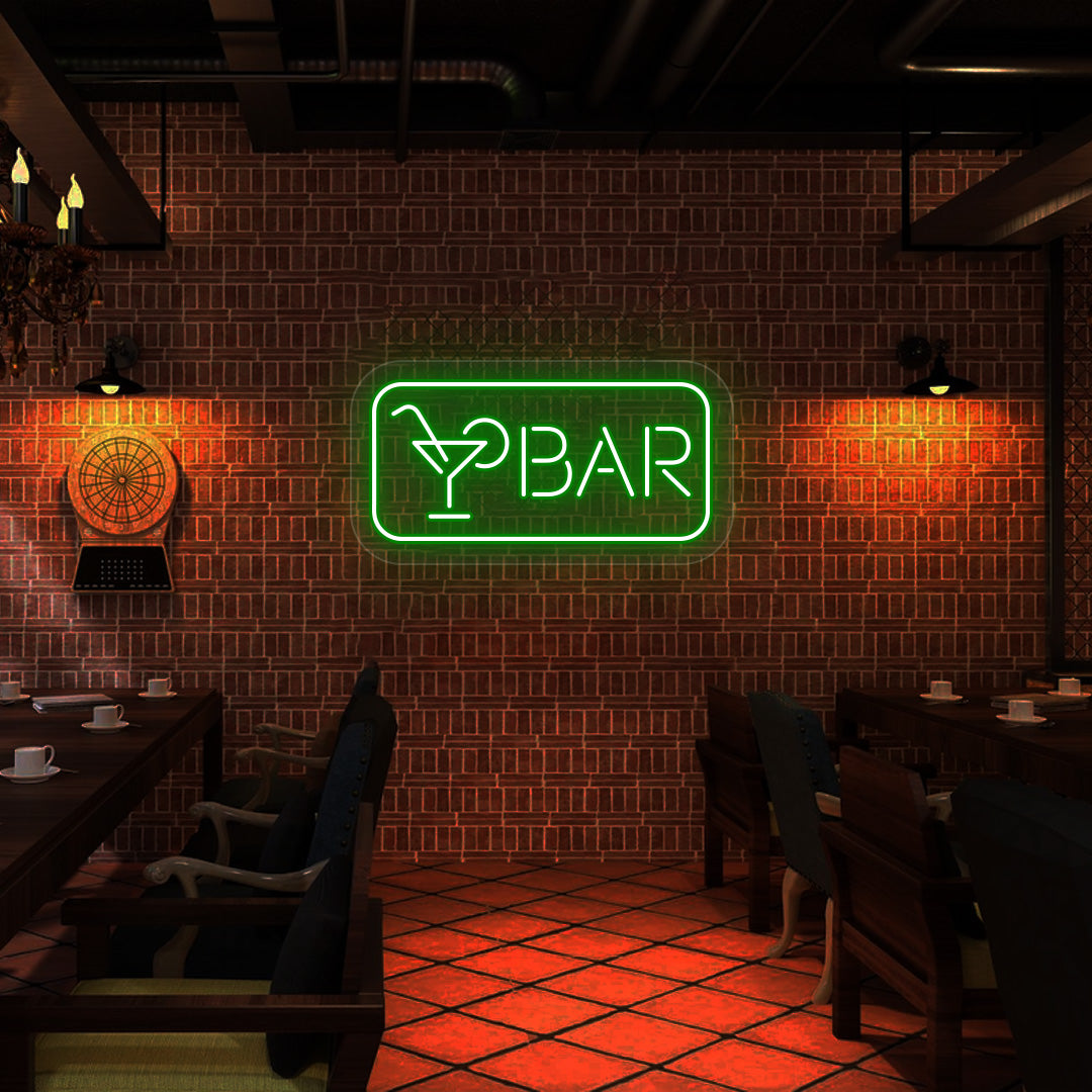 Bar Neon Sign | Green