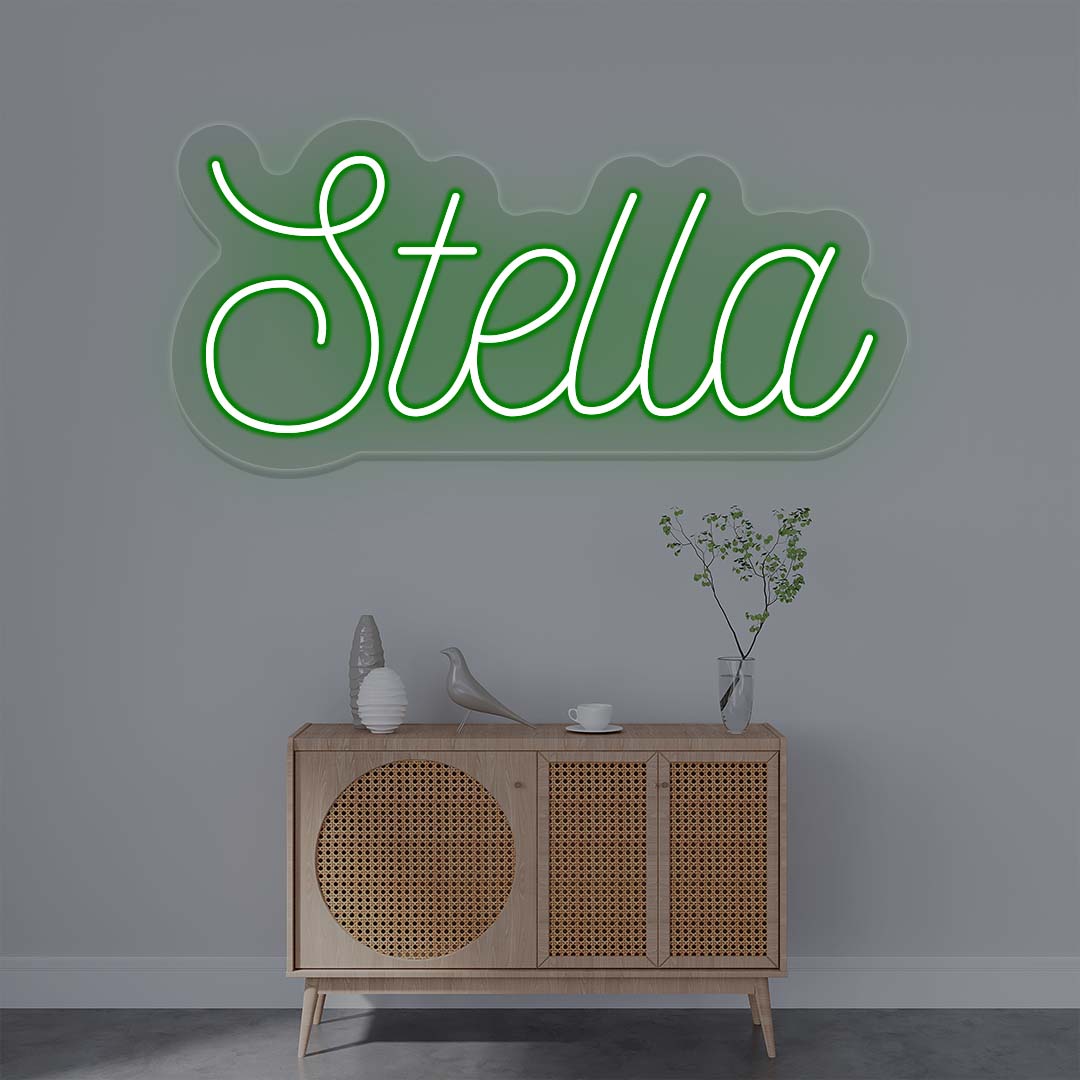 Stella Name Neon Sign | Green