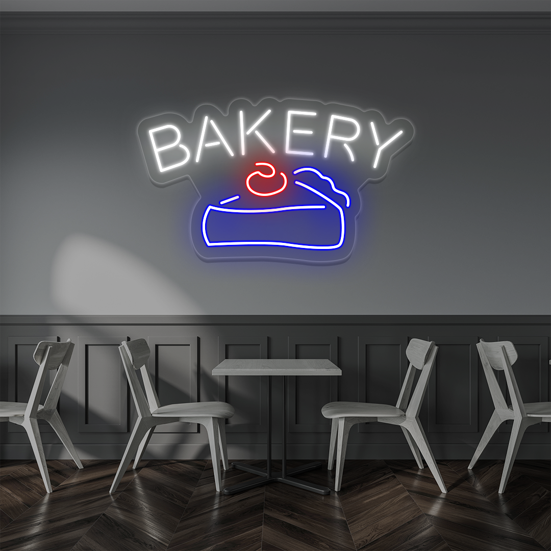 Bakery Cake Neon Sign