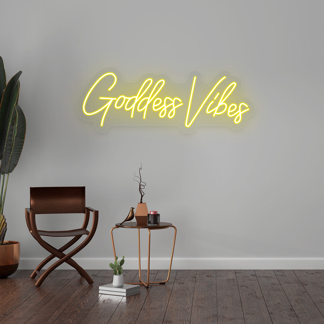 Goddess Vibes Neon Sign | CNUS016160 | Yellow