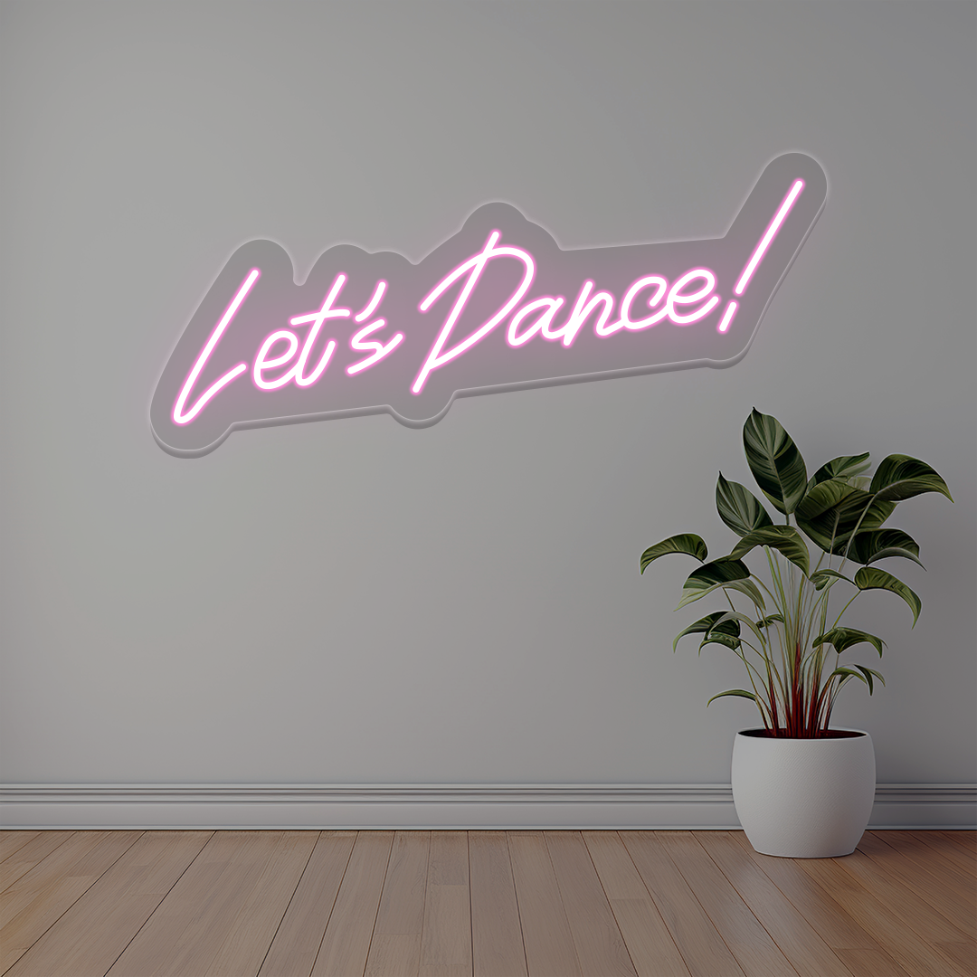Let's Dance Neon Sign