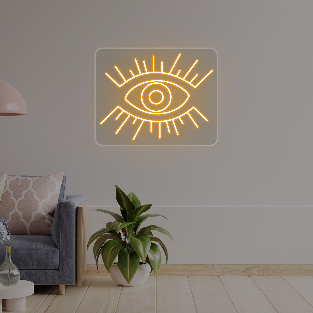 Eye Neon Sign | CNUS016560 | Orange