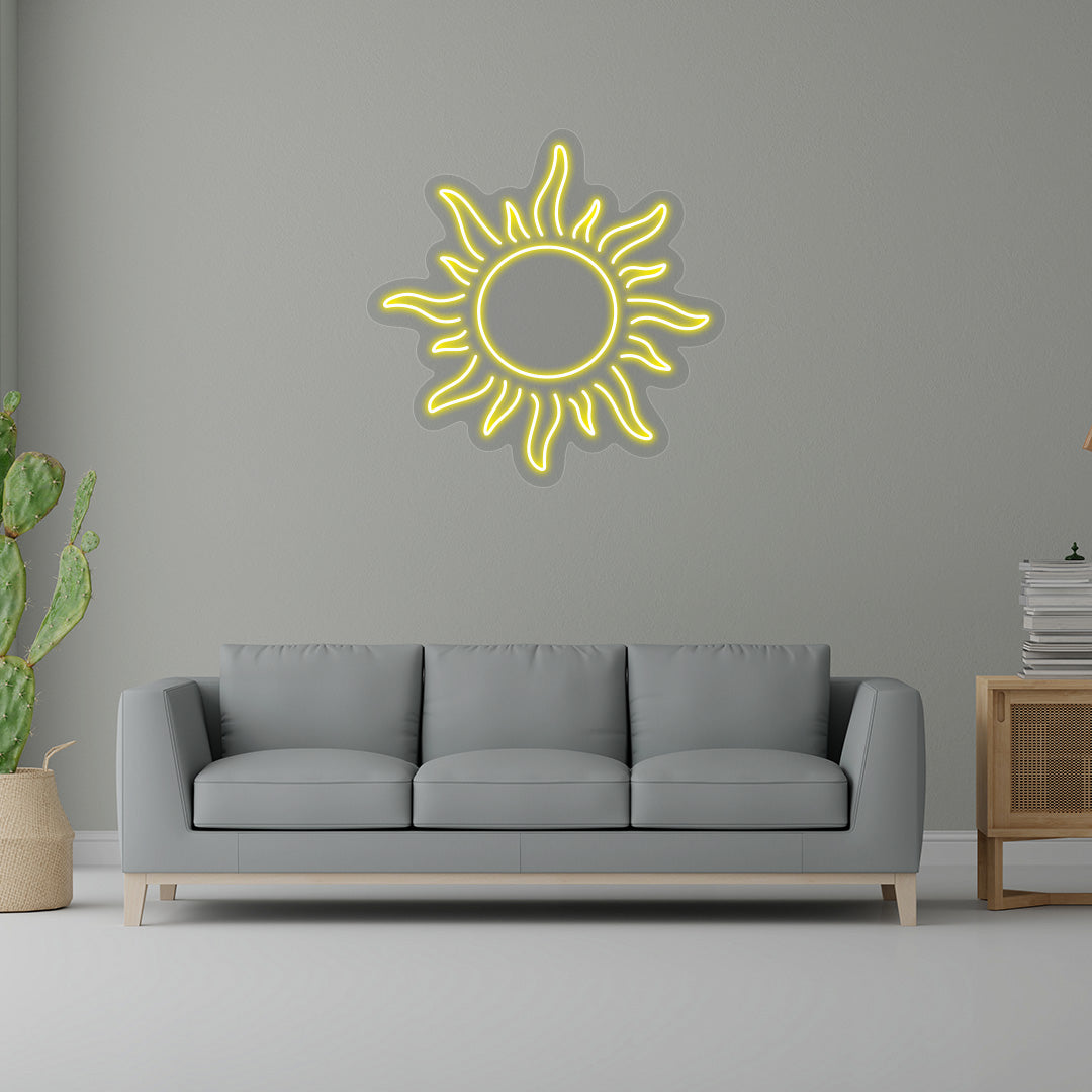 Sun Neon Sign | CNUS015568 | Yellow