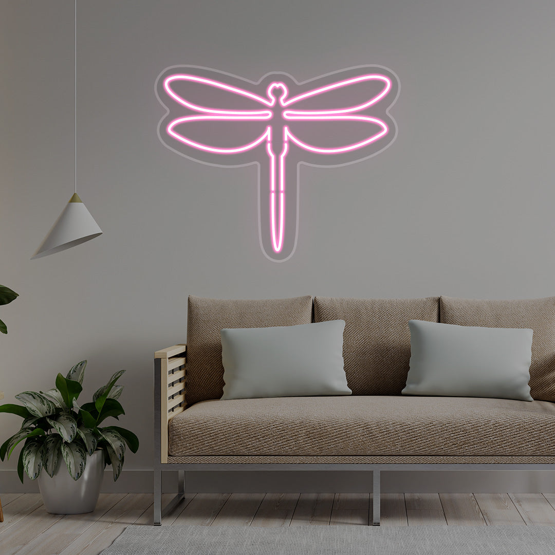 Dragonfly Neon Sign | CNUS016480 | Pink