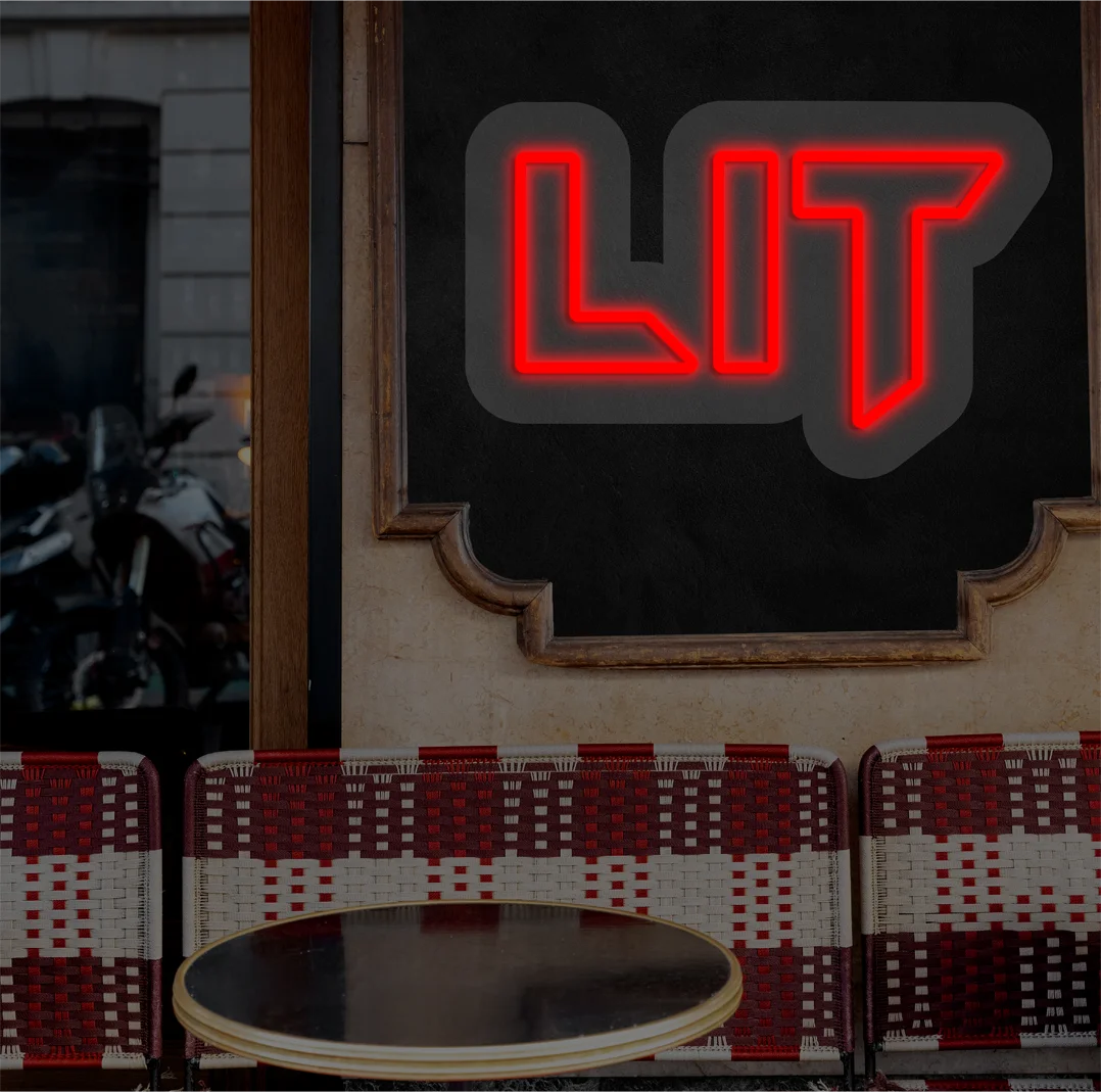 LIT Neon Sign