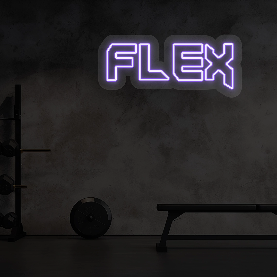 FLEX Neon Sign | purple