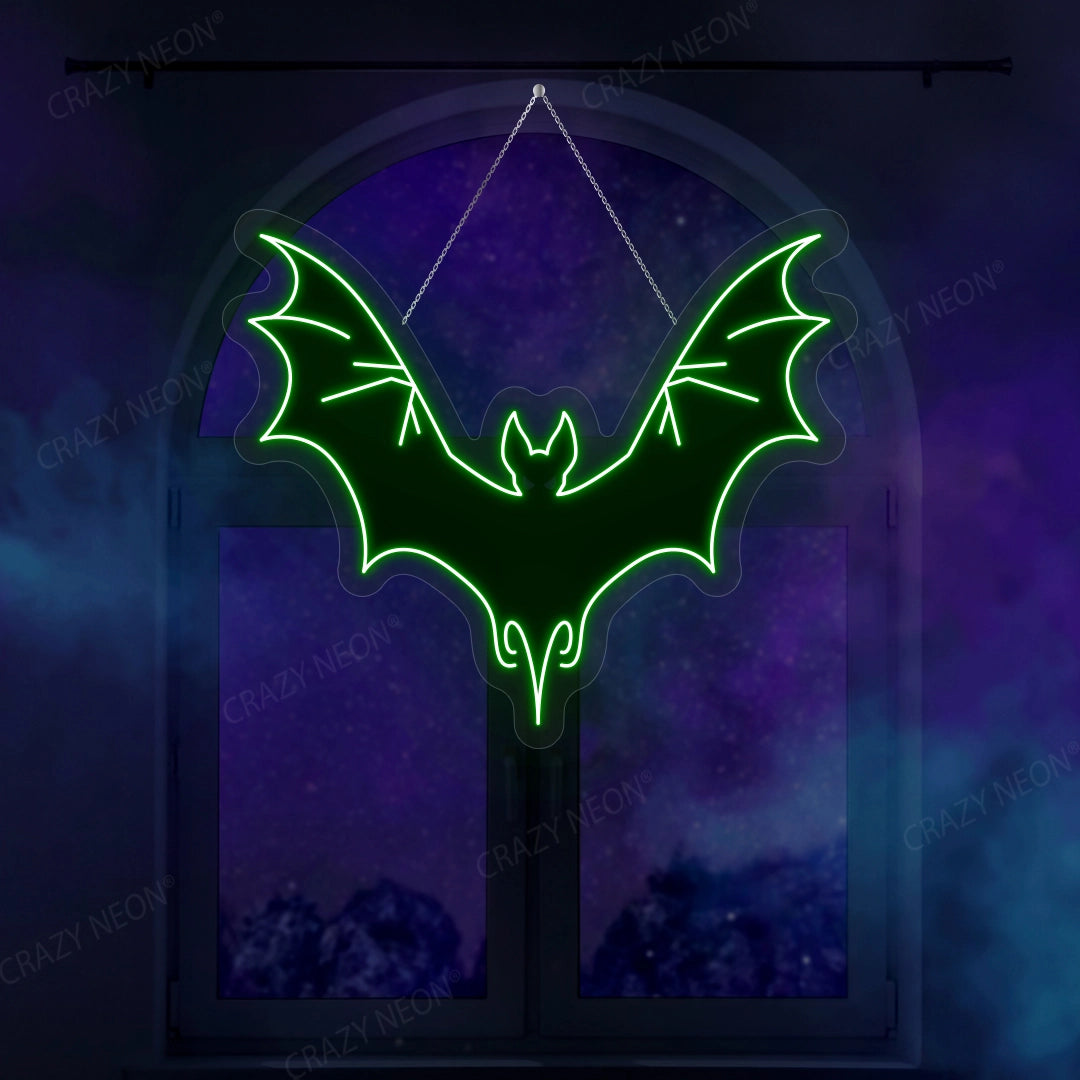 Bat Neon Artwork | Green