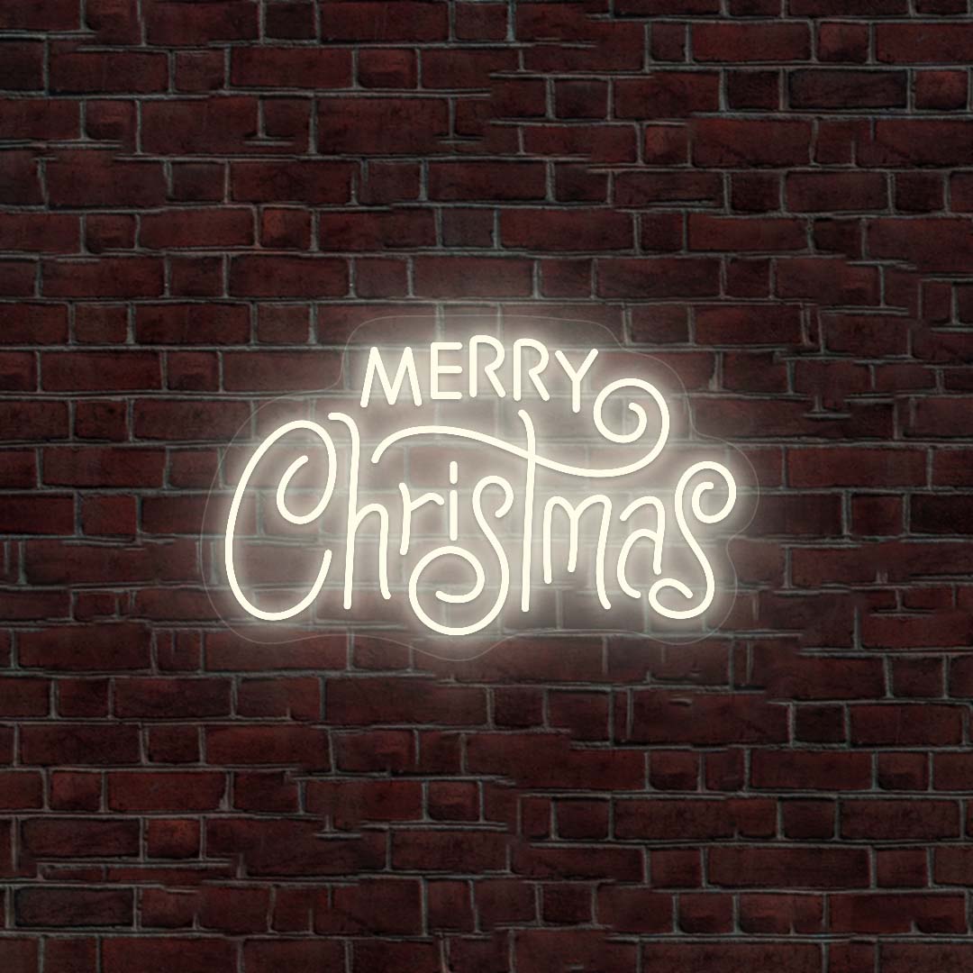 Merry Christmas Neon Sign