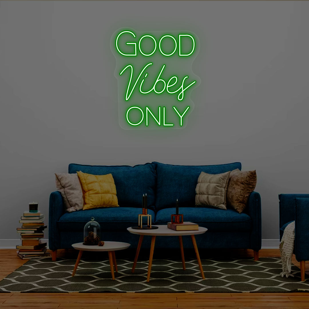 Good Vibes Only Neon Signs | Green