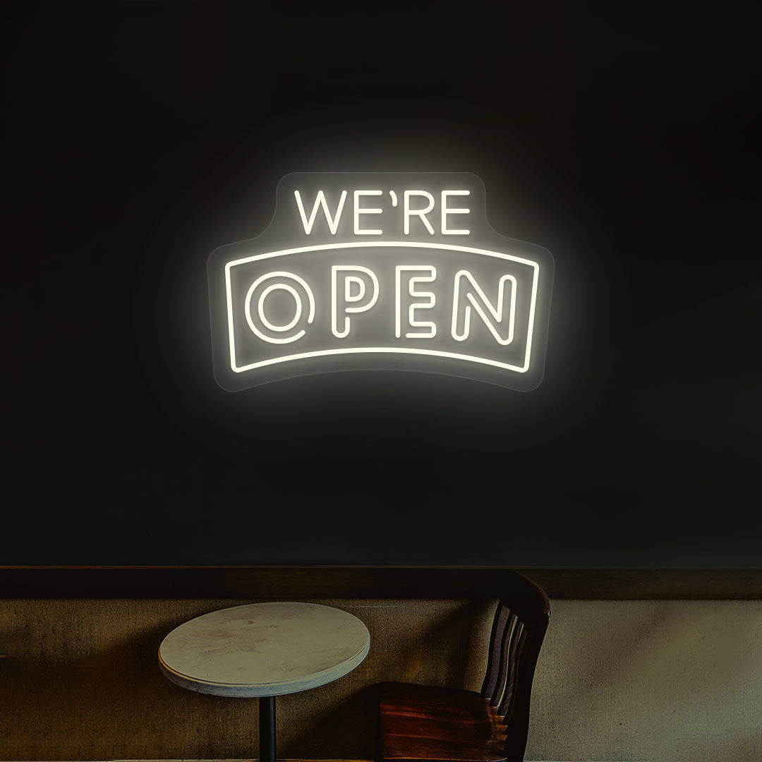 We're Open Neon Sign | CNUS000113