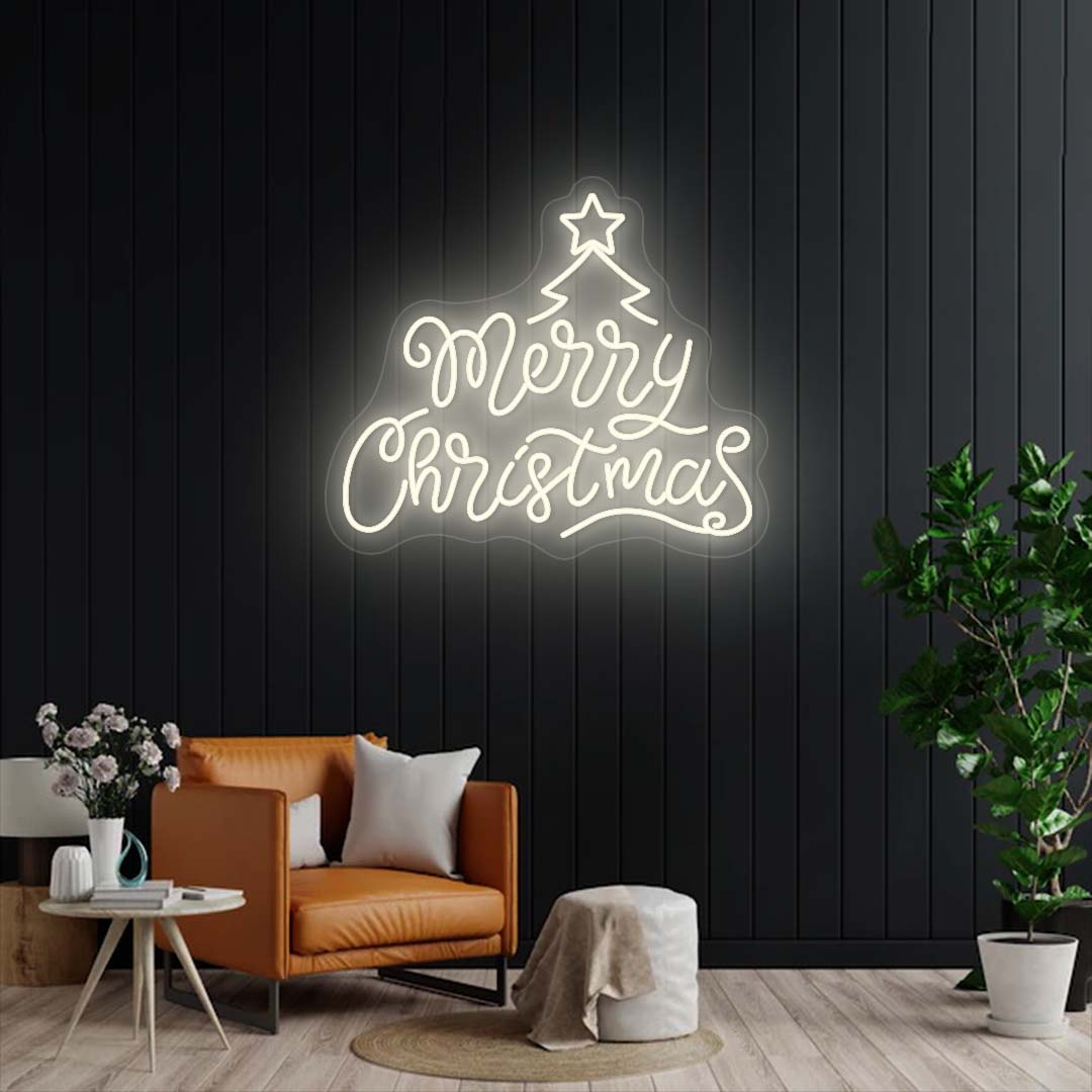 Merry Christmas Neon Sign