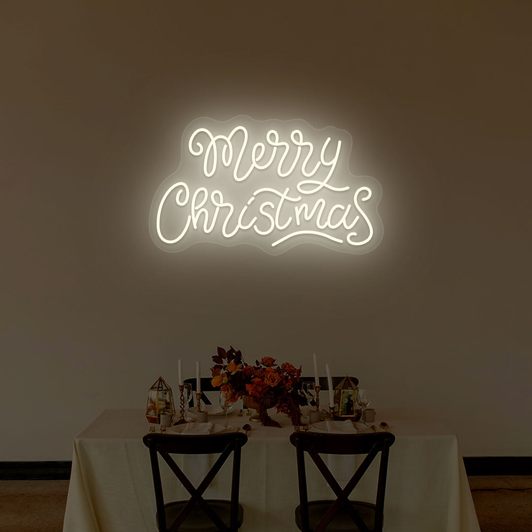 Cool Merry Christmas Neon Sign