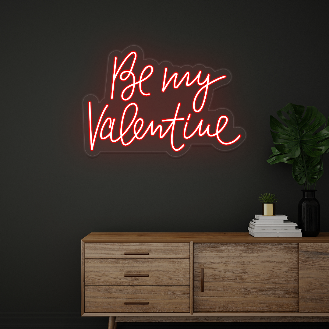 Be My Valentine Neon Sign | Red