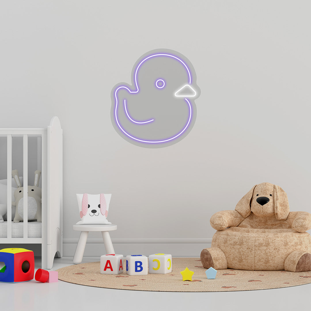 Duck Neon Sign | CNUS015328 | Purple